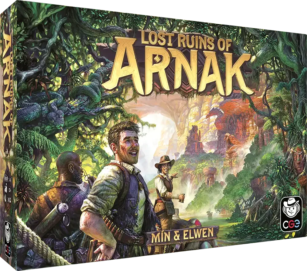 Lost Ruins of Arnak: caixa do jogo