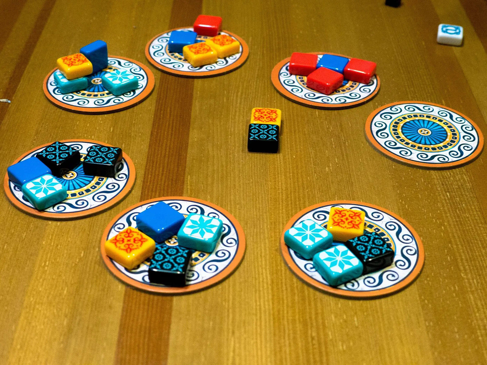 Azul: cartas e componentes
