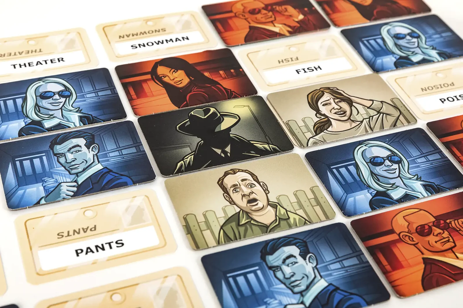 Codenames: partida em andamento