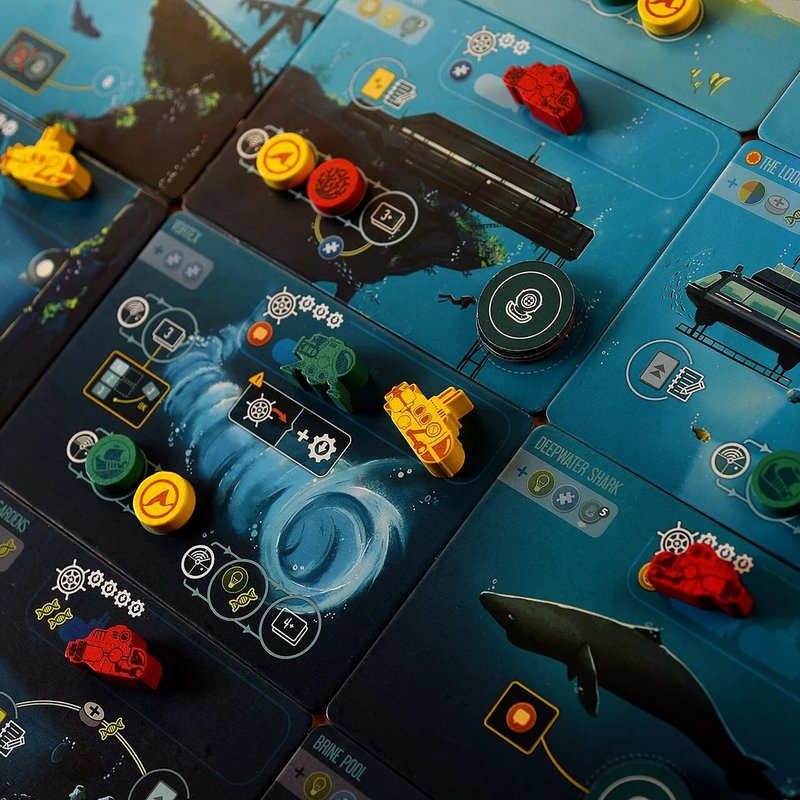 Infográfico Elite Boardgamers sobre o jogo Endeavor: Deep Sea