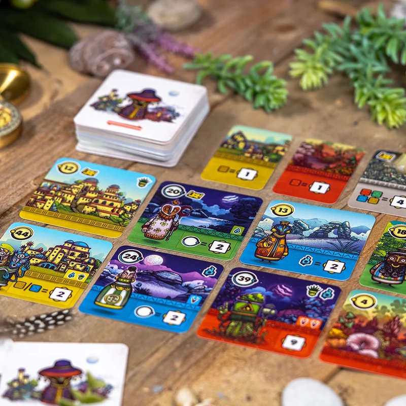 Infográfico Elite Boardgamers sobre o jogo Faraway