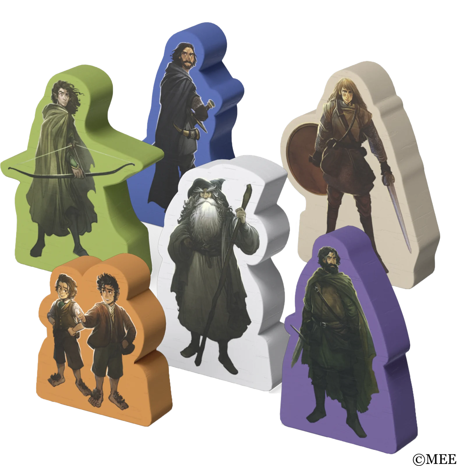 The Lord of the Rings: Fate of the Fellowship: cartas e componentes