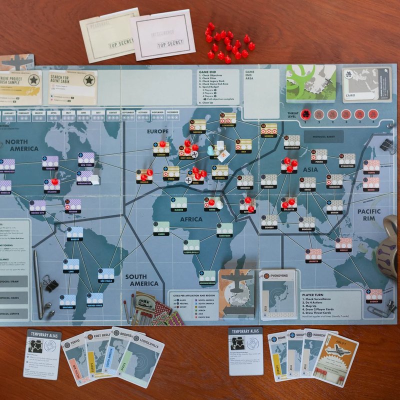 Infográfico Elite Boardgamers sobre o jogo Pandemic Legacy: Season 1