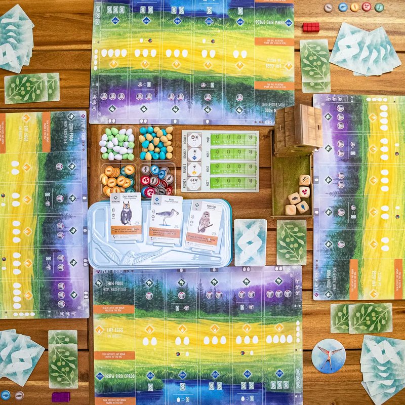 Infográfico Elite Boardgamers sobre o jogo Wingspan